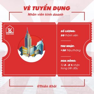 Tuyển Dụng BĐs Thiên Khôi