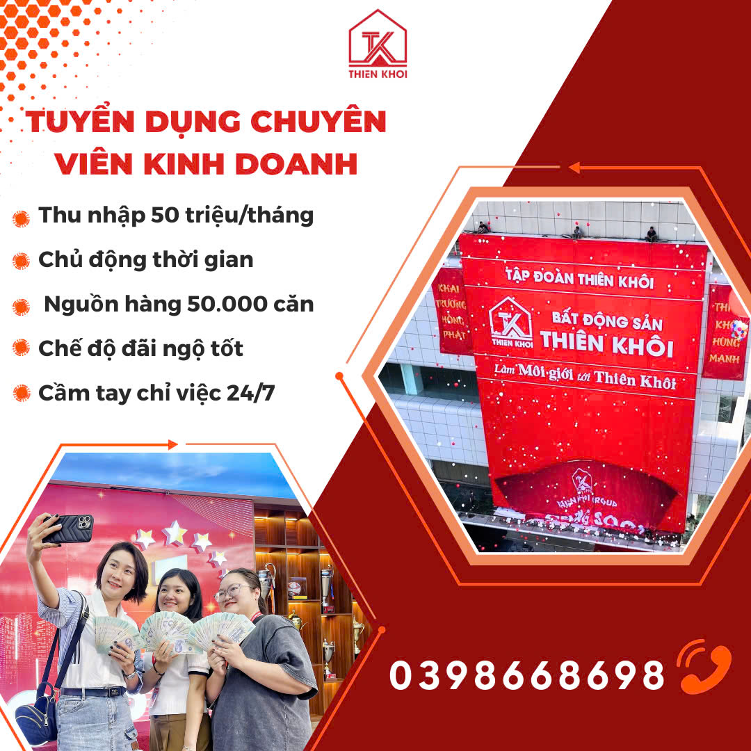 Nhân Viên Kinh Doanh BĐS Thiên Khôi