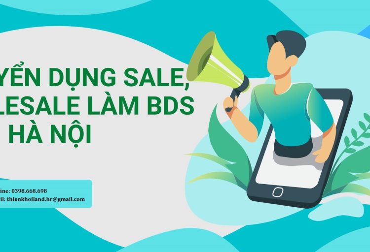 Tuyển Dụng Telesale Bất Động Sản
