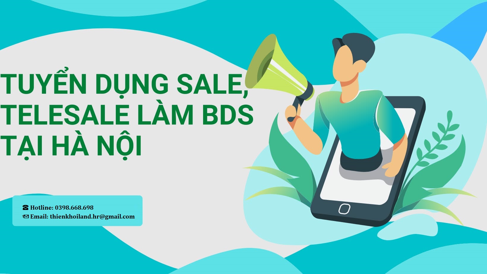 Tuyển Dụng Telesale Bất Động Sản